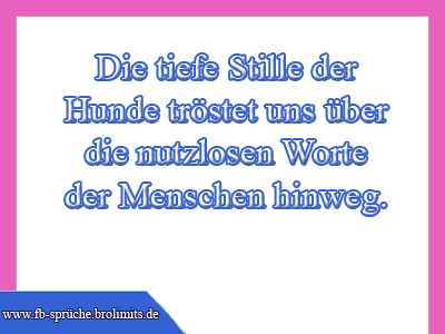 Die tiefe Stille der Hunde