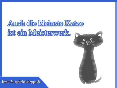 Auch die kleinste Katze